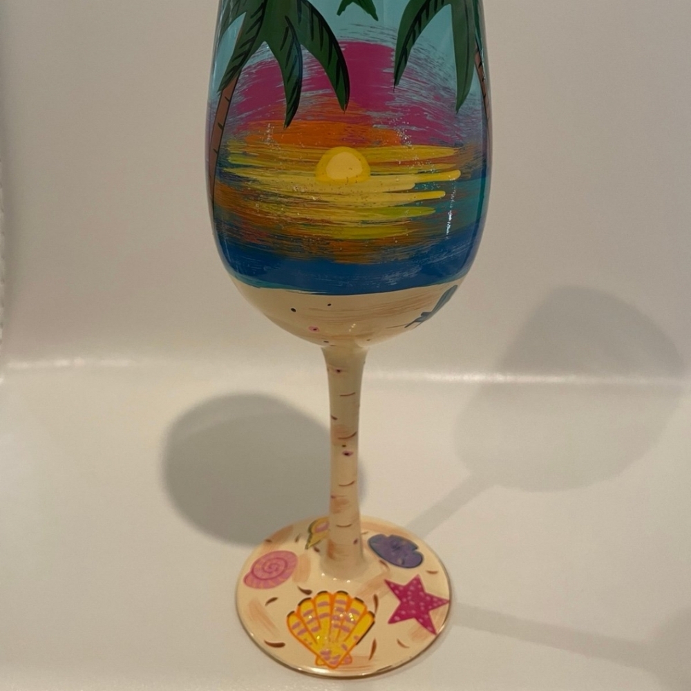 Lolita "Tropical" Wine Glass
